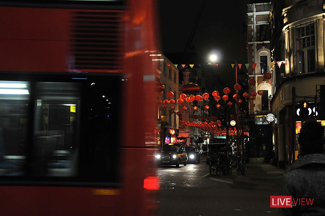 soho and london bus