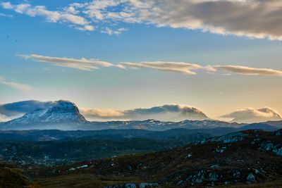 highland, scotland suilven view