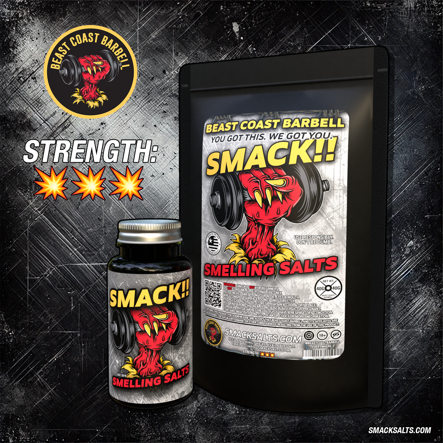 ORIGINAL SMACK SMELLING SALTS