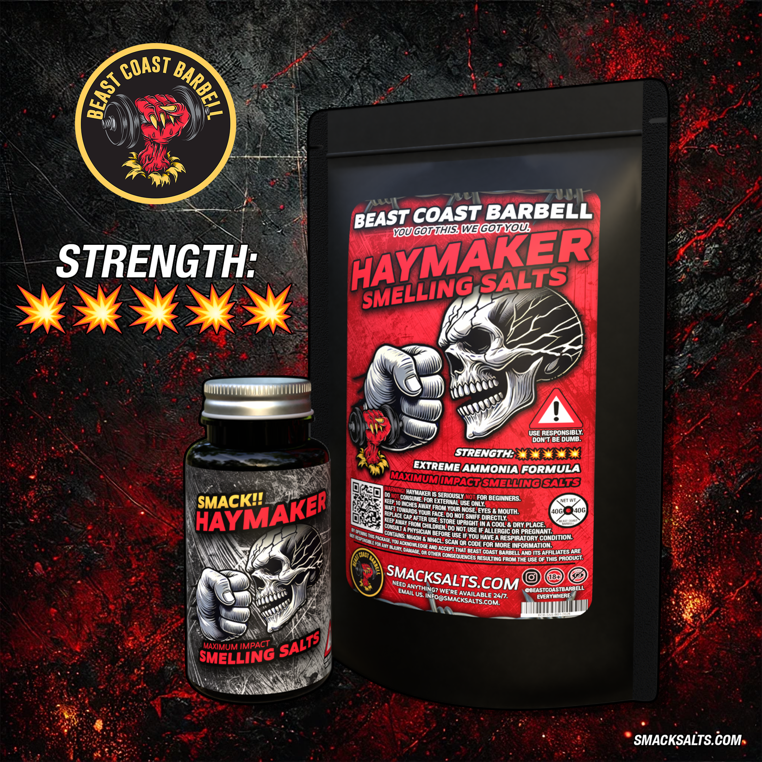 HAYMAKER SMACK SMELLING SALTS
