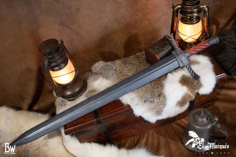 Knight larp sword, foam larp weapon, safe prop for LARP