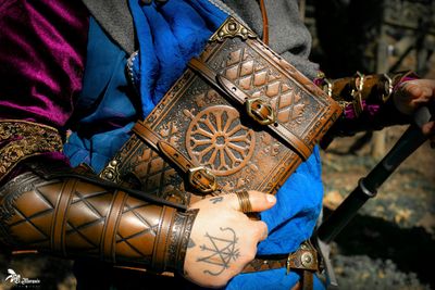 journal. Leather grimoire