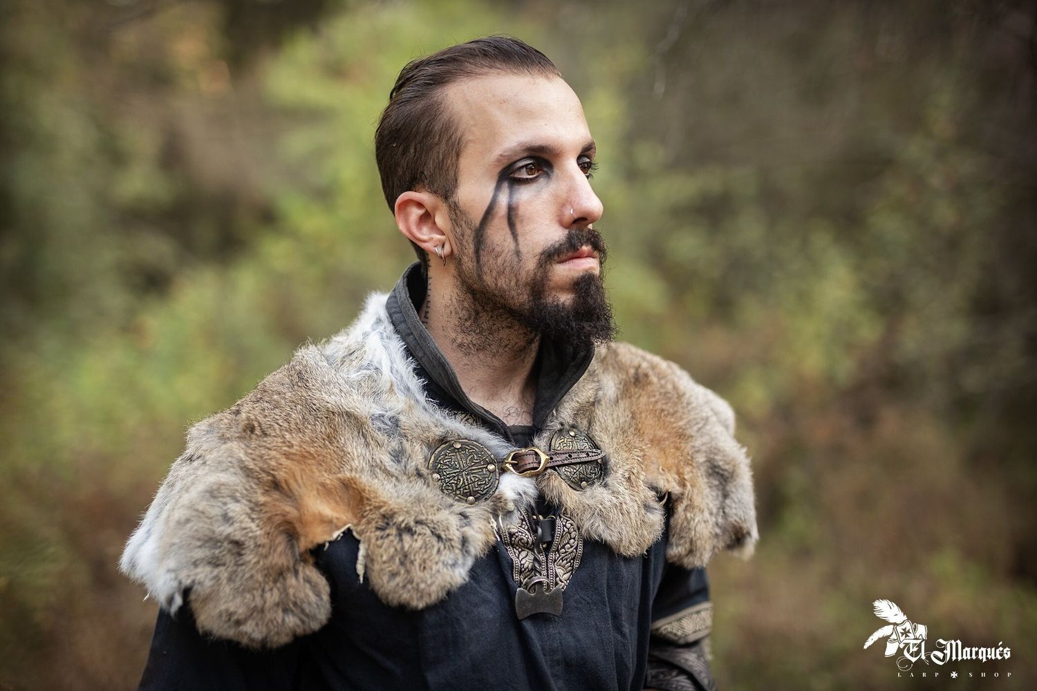Viking cloak for viking costume. Fenrir model