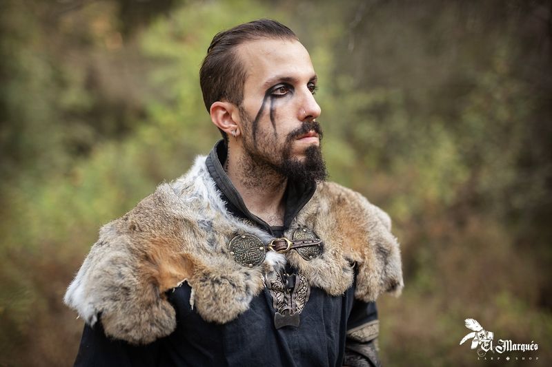 Viking cloak for viking costume. Fenrir model