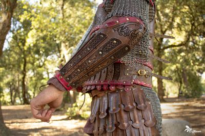 LARP Leather bracers, viking armor, Varangian model
