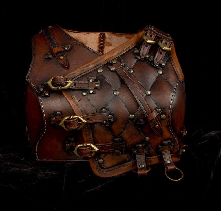 Larp female armor The Witcher Cosplay, Costume, Leather Armor Props medieval fantasy