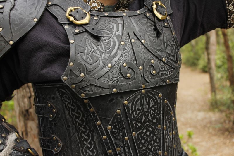leather armor breastplate, Baldur model