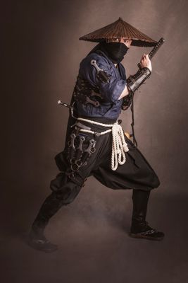 Leather Thigh Holster for Iwashi Kunai