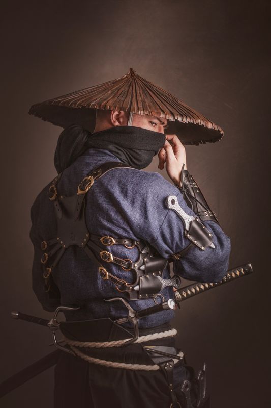 Portacuchillos con correa para Kunai Iwashi