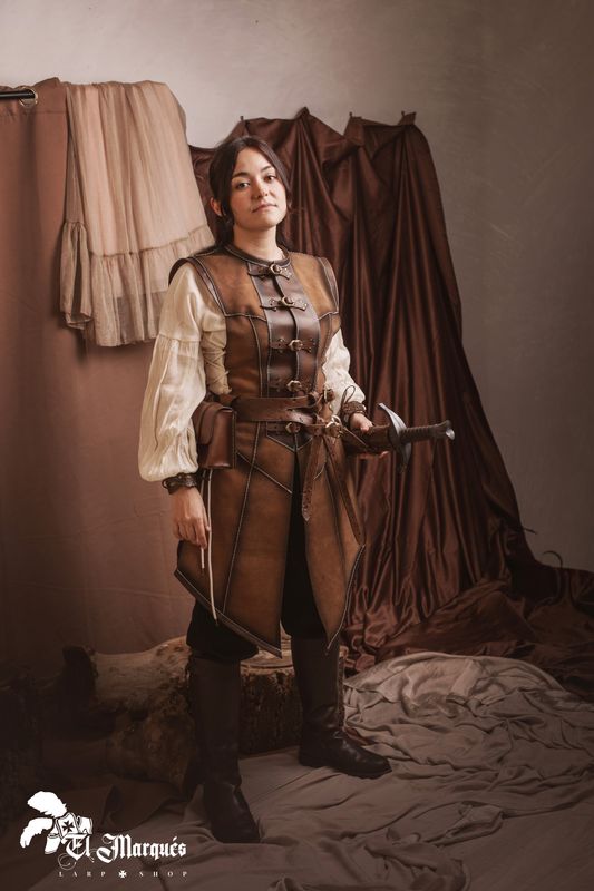 Brown Leather vest
