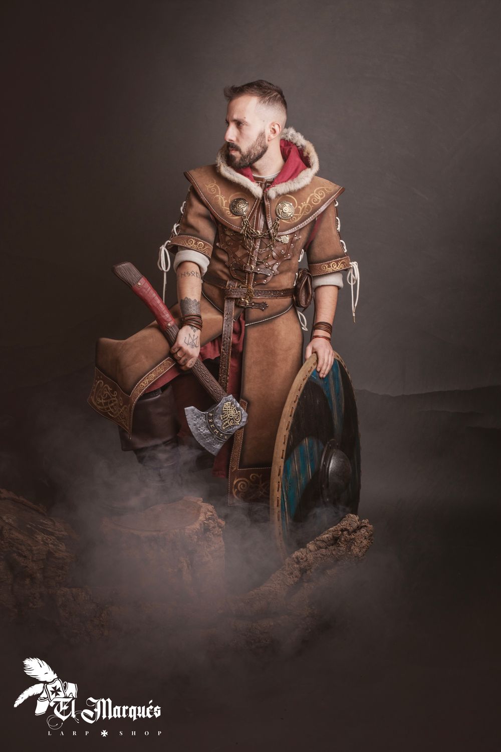 Jarl Viking Leather Vest