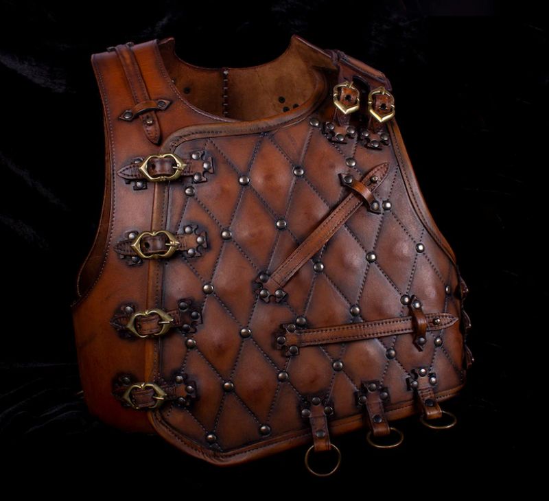 Larp armor. Leather armor inspired by the witcher 3. Witcher cosplay. Medieval, fantasy armour