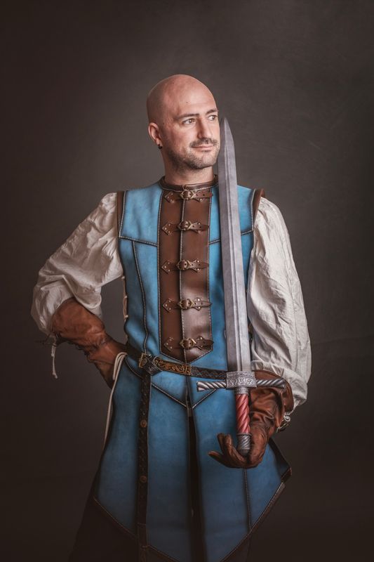 Knight larp sword, foam larp weapon, safe prop for LARP