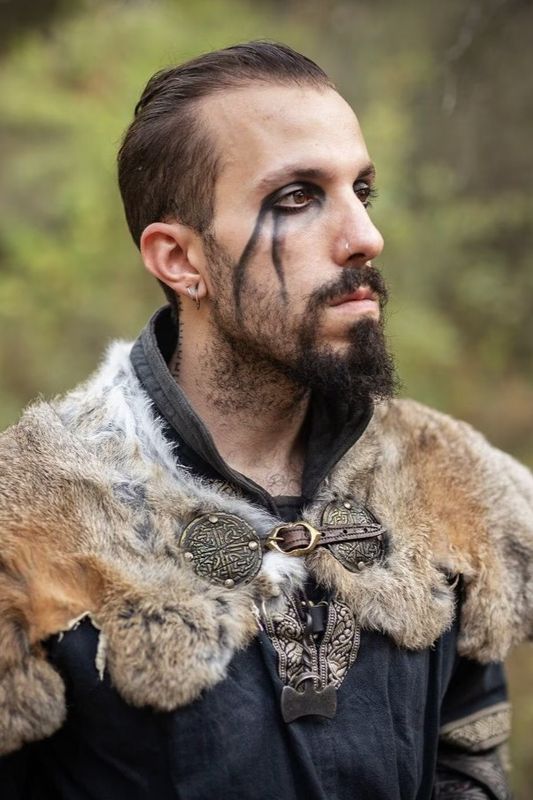 Viking cloak for viking costume. Fenrir model