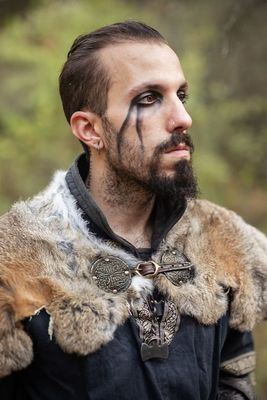Viking cloak for viking costume. Fenrir model