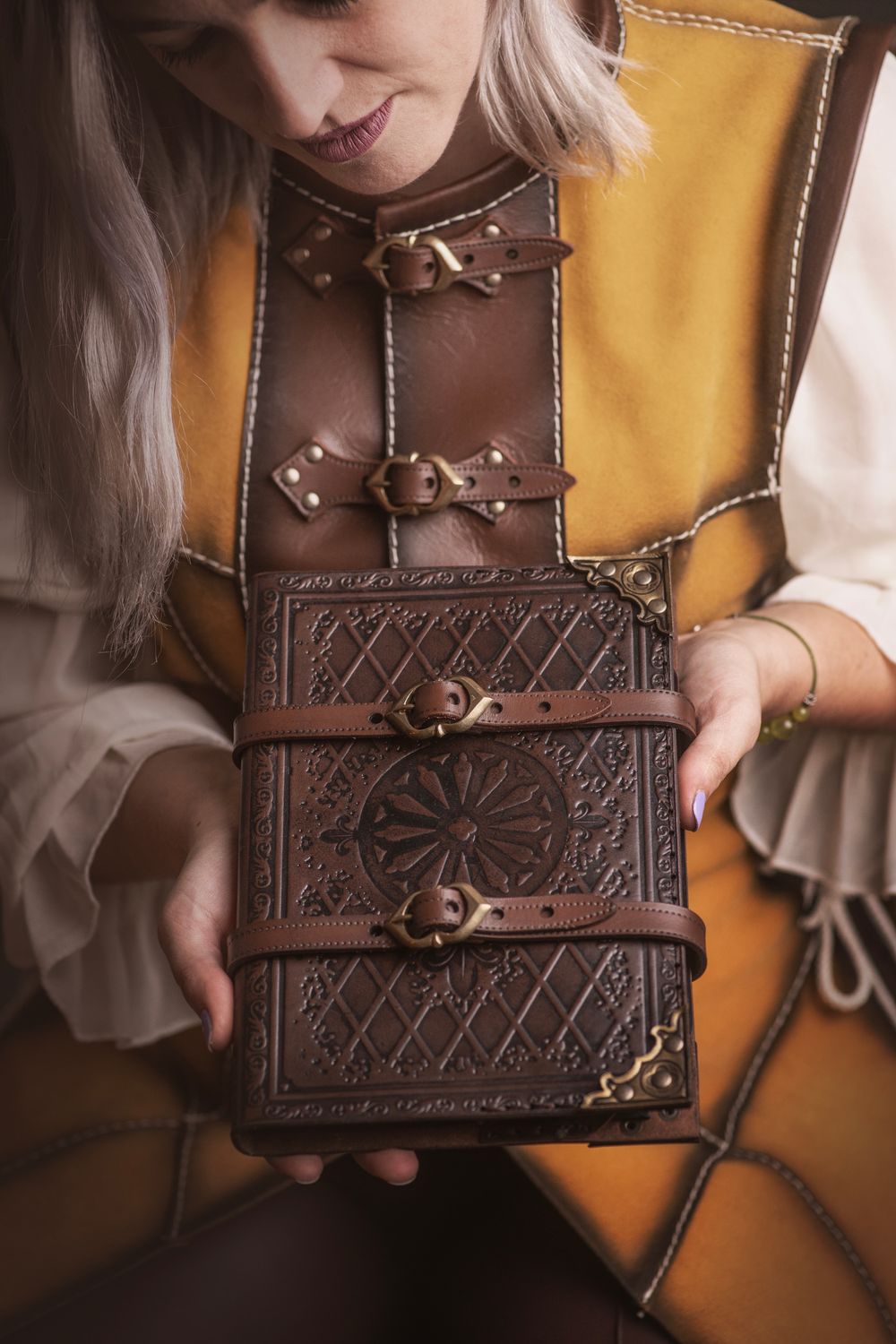 journal. Leather grimoire