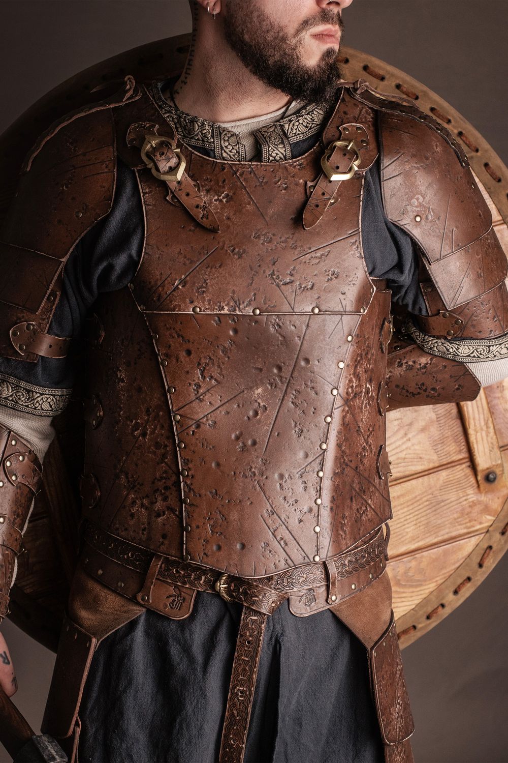 Mercenary leather chestplate