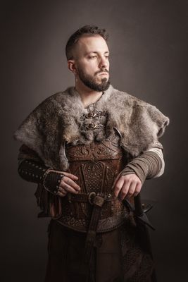 Viking cloak. Freya model