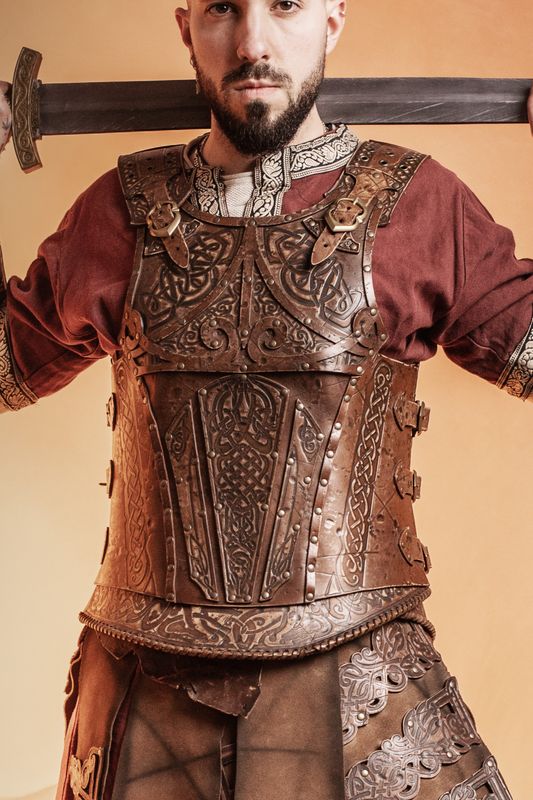 leather armor breastplate, Baldur model