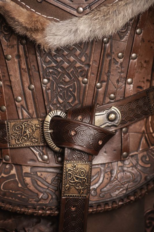 Viking belt for viking armor, Larp belt. Medieval belt. Renaissance belt