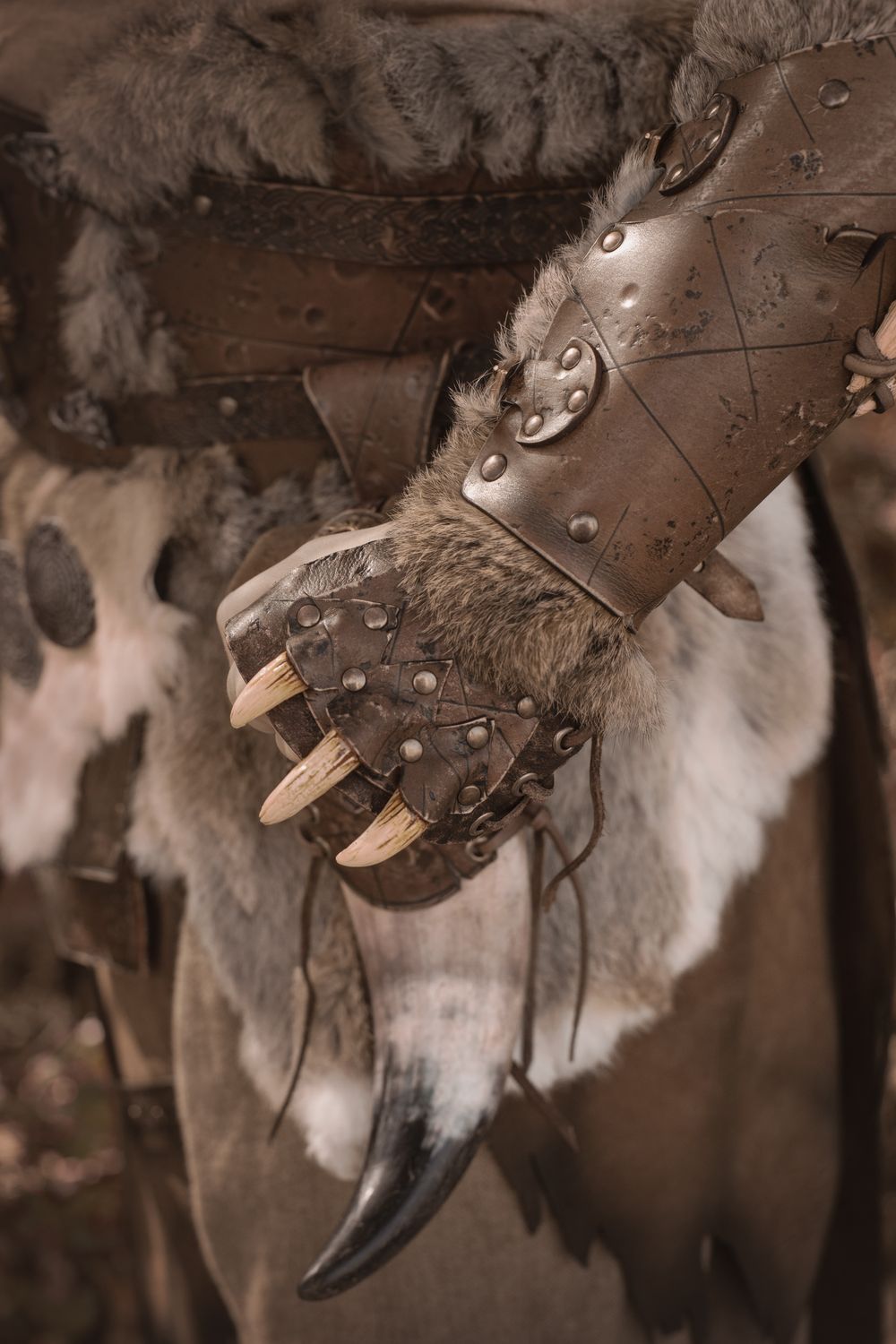 "Berserk" Long Bracers