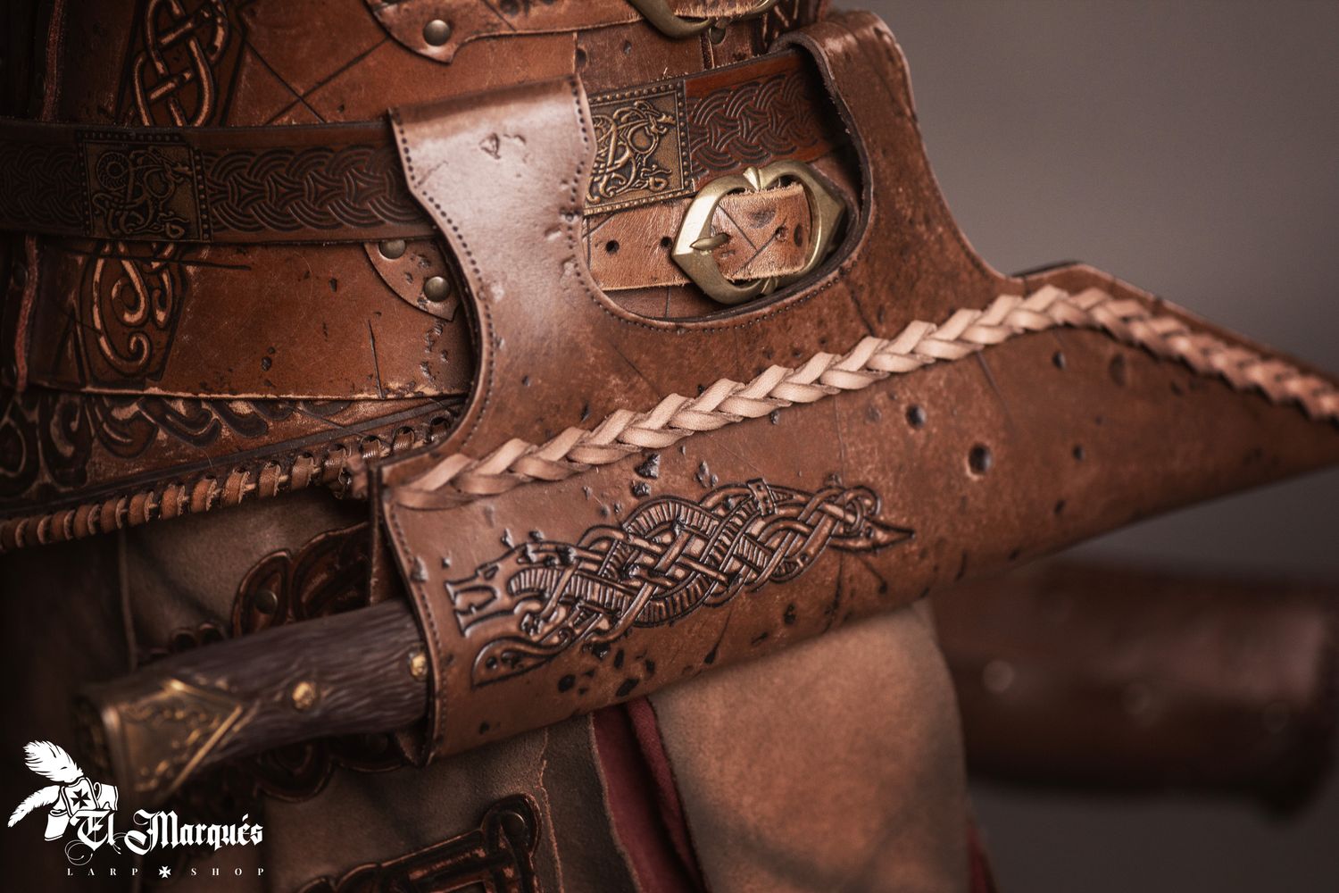 seax leather scabbard "Baldur"