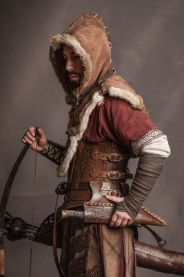 seax leather scabbard "Baldur"