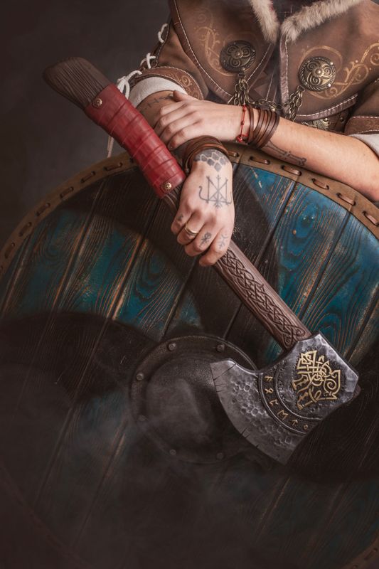 Foam LARP viking axe