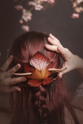 "Leaf" Hair Pin