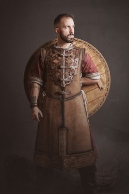 "Jarl" Viking Leather Vest