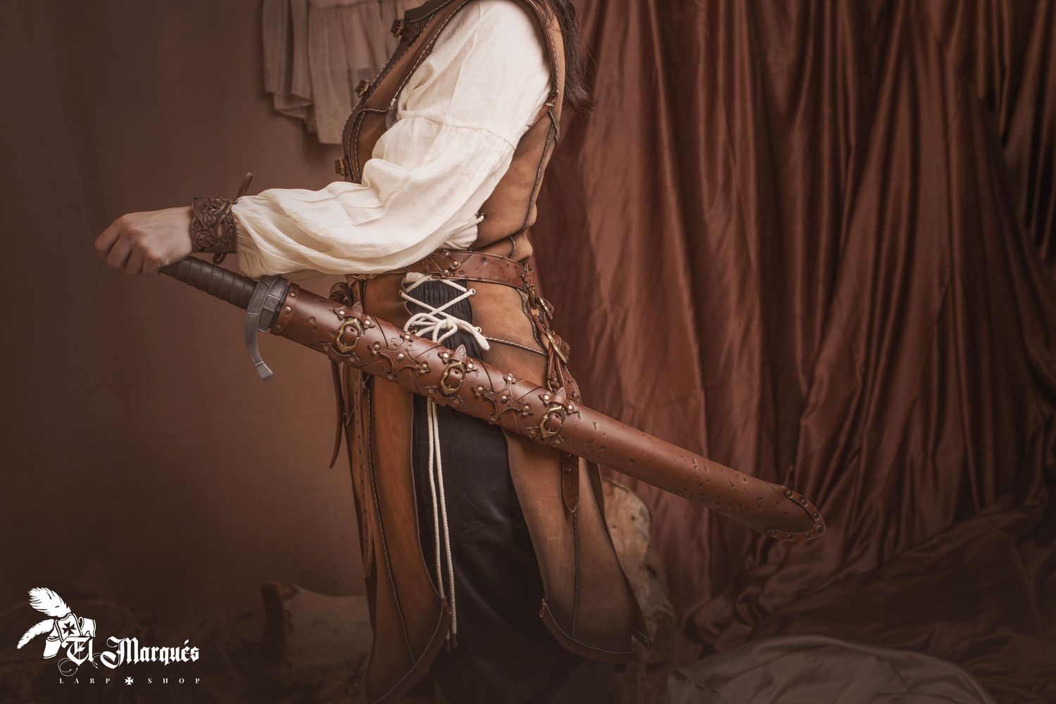 Leather scabbard &quot;Mercenary&quot;