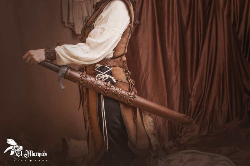 Leather scabbard "Mercenary"