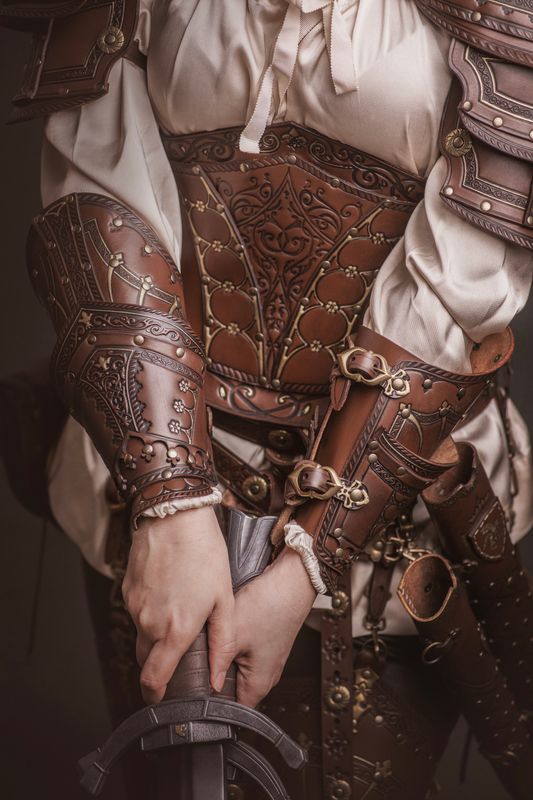 Leather Alastor Bracers