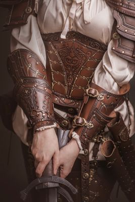 Leather Alastor Bracers