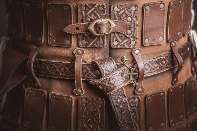 Medieval Lancelot leather belt