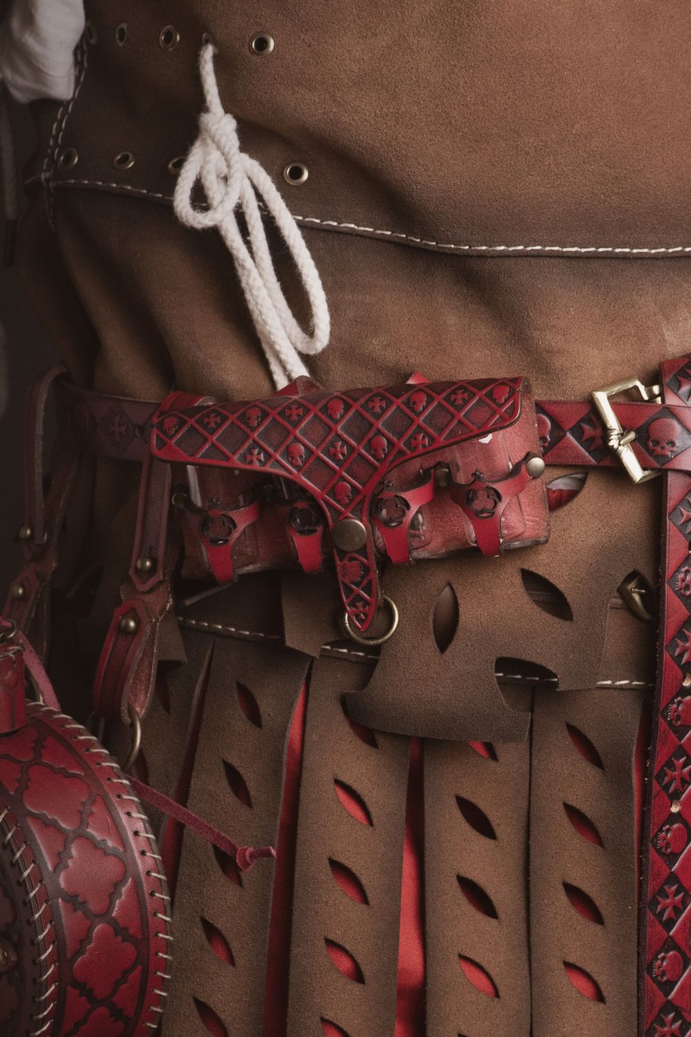 "Premium" leather potion holder