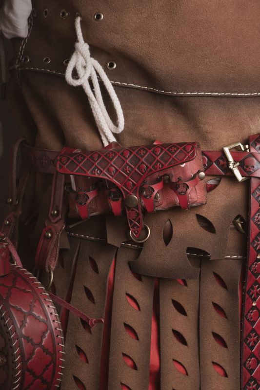 "Premium" leather potion holder
