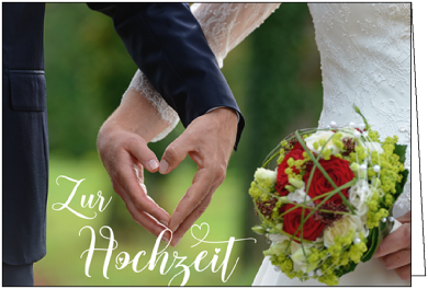 Zur Hochzeit
