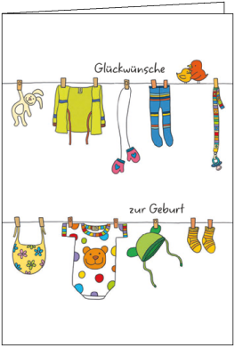 Glückwünsche zur Geburt