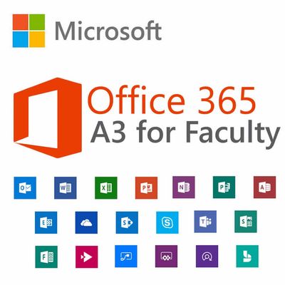 Microsoft 365 A3 (Academic) Subscription - Per User Per Year with Annual Contract (12 Months) 365A