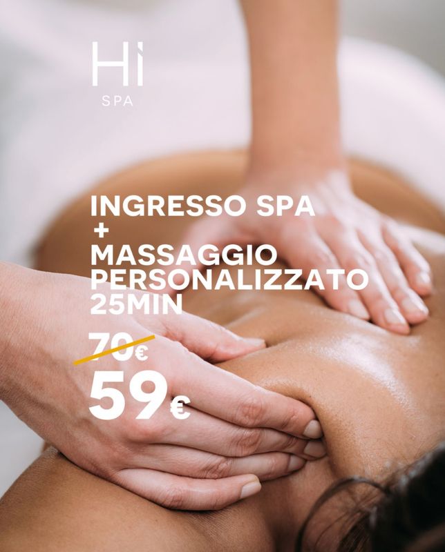 DAY SPA + Massaggio Personalizzato  25 min.
