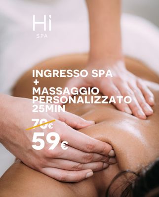 DAY SPA + Massaggio Personalizzato  25 min.