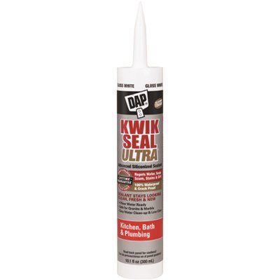 DAP Kwik Seal Ultra 10.1 oz. White Premium Kitchen and Bath Sealant