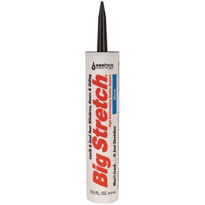 FD.SASHCO BIG STRETCH CAULK,10.5OZ,BLK