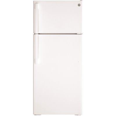 GE 17.5 cu. ft. Top Freezer Refrigerator in White, ENERGY STAR