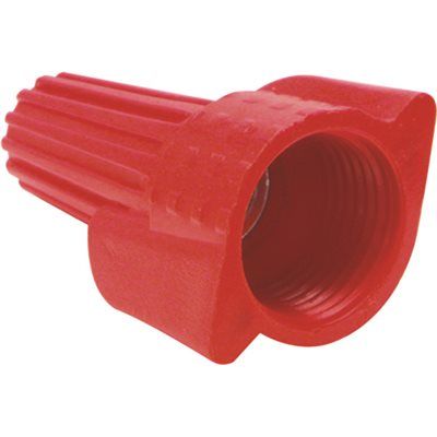 PREFERRED INDUSTRIES™ COPPER-ONLY WING-TYPE WIRE CONNECTOR, RED, 500 PER BAG