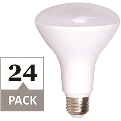FD.Simply Conserve 65-Watt Equivalent BR30 Dimmable LED Light Bulb Bright White 5000K (24-Pac