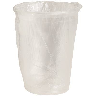 Plastic PP Cups Wrapped 9 oz 1000cs
