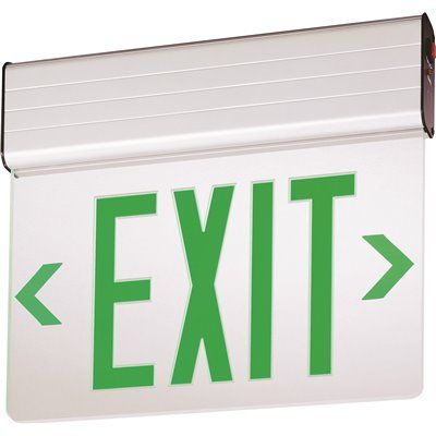 Lithonia Lighting EDG Aluminum LED Emergency Exit Sign