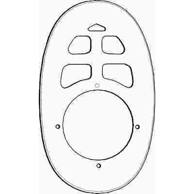 PROPLUS® TOILET FOOTPRINT COVER PLATE